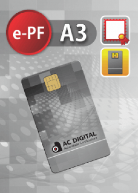 Certificado Digital para Pessoa Física A3 em cartão (e-PF A3)